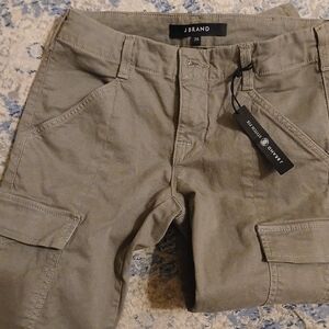 J Brand Womens Olive Cargo Pants